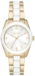 DKNY Nolita Srebrny/Pozlacana Ø34 mm NY2907