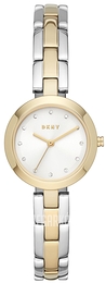 DKNY City Link Biały/Pozlacana Ø26 mm NY2918