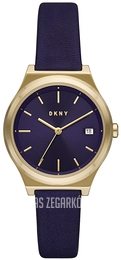 DKNY Parsons Niebieski/Skóra Ø34 mm NY2971