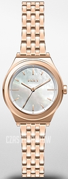 DKNY Parsons Wielokolorowy/Stal w kolorze różowego złota Ø28 mm NY2977
