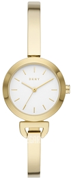 DKNY Uptown D Biały/Pozlacana Ø28 mm NY2993