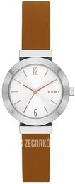 DKNY Stanhope Srebrny/Skóra Ø29 mm NY2995