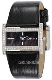 DKNY Crystal Czarny/Skóra NY4821