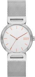 DKNY Downtown D Srebrny/Stal Ø34 mm NY6623