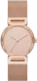 DKNY Downtown D Różowe złoto/Stal w kolorze różowego złota Ø34 mm NY6625