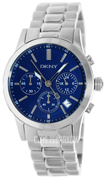 DKNY Chronograph Niebieski/Stal Ø38 mm NY8122