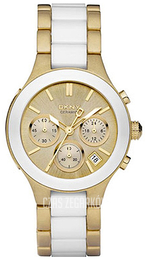 DKNY Ceramic Żółte złoto/Czeramiczna Ø38 mm NY8258