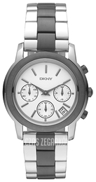 DKNY Chronograph Biały/Stal Ø41 mm NY8328