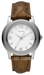 DKNY Dress Srebrny/Skóra Ø40 mm NY8332