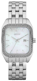DKNY Glitz Biały/Stal NY8337