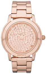 DKNY Crystal Zloty/Stal w kolorze różowego złota Ø46 mm NY8475