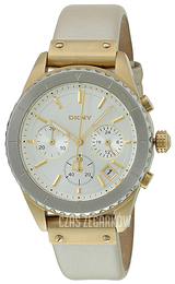 DKNY Chronograph Srebrny/Skóra Ø38 mm NY8518