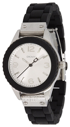 DKNY Dress Srebrny/Plastik Ø41 mm NY8573