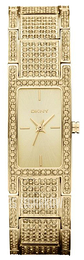 DKNY Crystal Żółte złoto/Stal w odcieniu złota NY8687