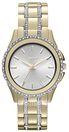DKNY Brooklyn Srebrny/Stal w odcieniu złota Ø32 mm NY8699