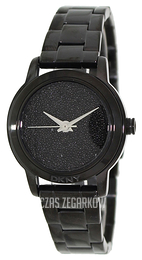 DKNY Glitz Czarny/Stal Ø33 mm NY8716
