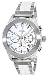 DKNY Chronograph Biały/Guma Ø42 mm NY8764