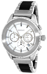 DKNY Chronograph Biały/Guma Ø42 mm NY8765