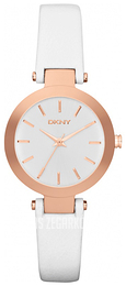 DKNY Glitz Biały/Skóra Ø30 mm NY8784