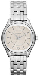 DKNY Neutrals Beżowy/Stal Ø36 mm NY8806