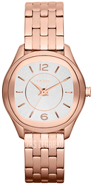 DKNY Neutrals Biały/Stal w kolorze różowego złota Ø36 mm NY8807