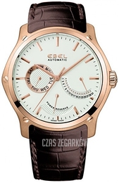 Ebel Classic Hexagon Srebrny/Skóra Ø45.4 mm 1215835