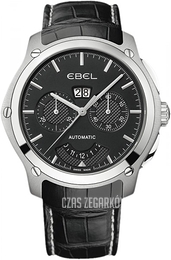 Ebel Classic Hexagon Czarny/Skóra Ø48.3 mm 1215932
