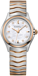 Ebel Wave Biały/18 karatowe różowe złoto Ø30 mm 1216324