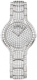 Ebel Beluga Zestaw diamentów/18 karatowe białe złoto Ø30.5 mm 1290098