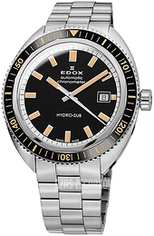 Edox Hydro-sub Czarny/Stal Ø42 mm 80128-3NBM-NIB