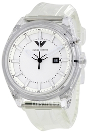 Emporio Armani Sportivo Biały/Plastik Ø46 mm AR1073