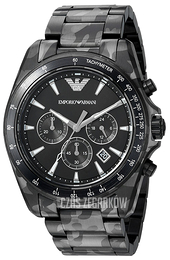 Emporio Armani Czarny/Stal Ø43 mm AR11027
