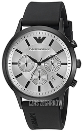 Emporio Armani Classic Srebrny/Guma Ø43 mm AR11048