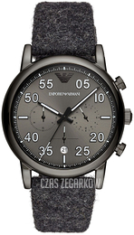 Emporio Armani Luigi Szary/Skóra Ø43 mm AR11154