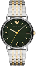 Emporio Armani Zielony/Stal w odcieniu złota Ø43 mm AR11228