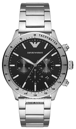 Emporio Armani Mario Czarny/Stal Ø43 mm AR11241