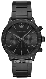 Emporio Armani Mario Czarny/Stal Ø43 mm AR11242