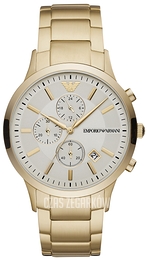 Emporio Armani Renato Kremowy/Pozlacana Ø43 mm AR11332