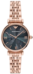 Emporio Armani Gianni T-bar Wielokolorowy/Stal w kolorze różowego złota Ø32 mm AR11401