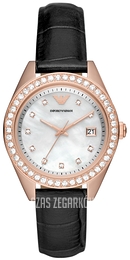 Emporio Armani Biały/Skóra Ø36 mm AR11505