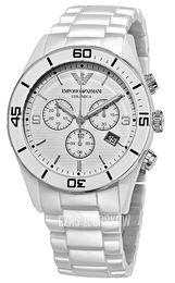 Emporio Armani Sportivo Biały/Czeramiczna Ø43 mm AR1424