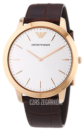 Emporio Armani Retro Biały/Skóra Ø42 mm AR1743