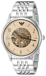 Emporio Armani Dress Beżowy/Stal Ø41 mm AR1922