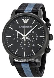 Emporio Armani Sportivo Czarny/Skóra Ø46 mm AR1948