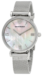 Emporio Armani Dress Biały/Stal Ø32 mm AR1955