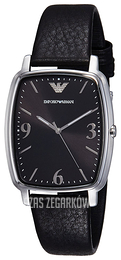 Emporio Armani Retro Czarny/Skóra AR2490