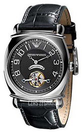 Emporio Armani Meccanico Czarny/Skóra Ø41 mm AR4635
