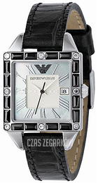 Emporio Armani Classic Biały/Skóra AR5677