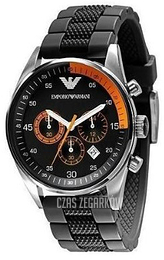 Emporio Armani Sportivo Czarny/Guma Ø43 mm AR5878