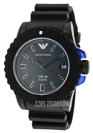 Emporio Armani Sportivo Czarny/Stal Ø46 mm AR5966